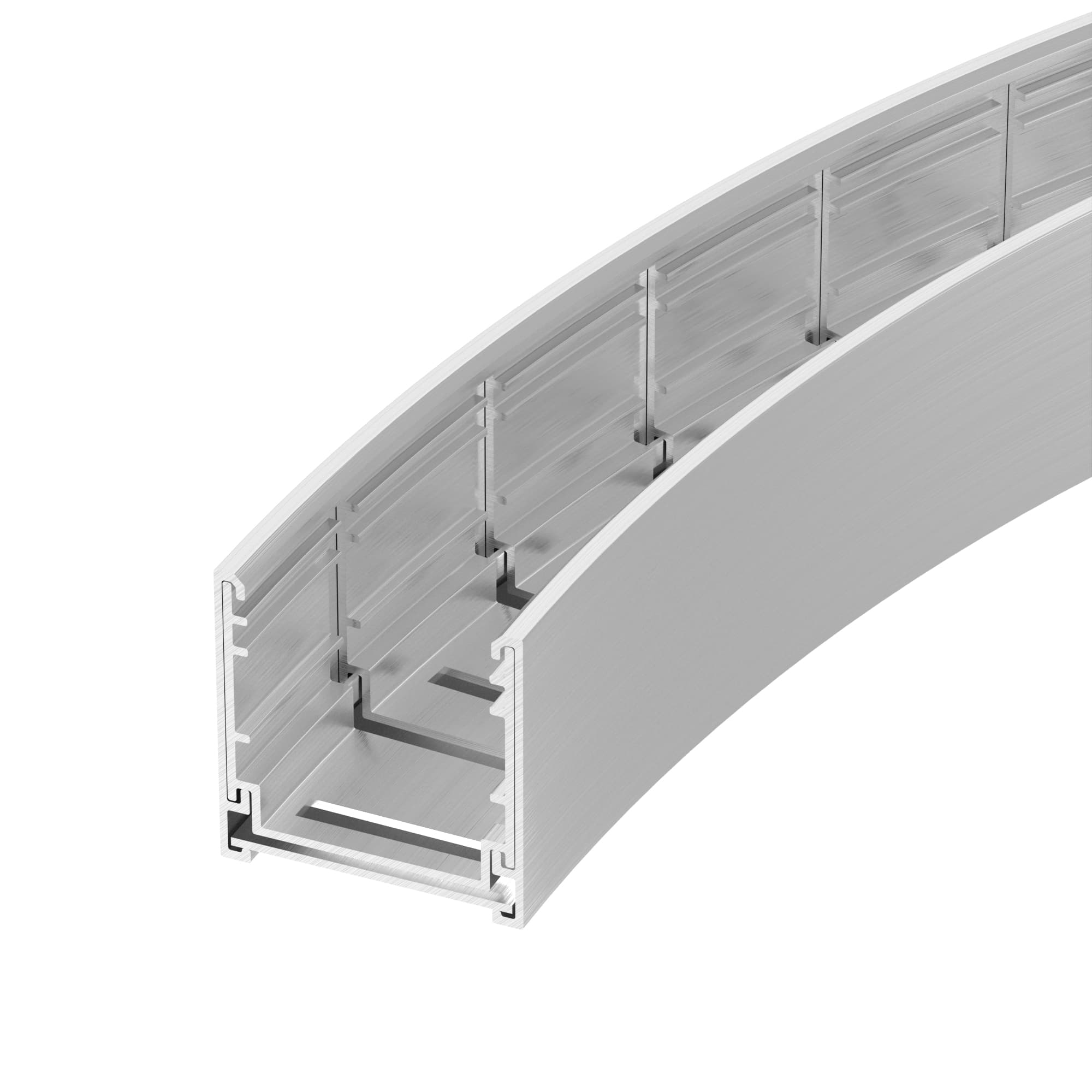 Профиль LINE-3535-BENT-SIDE-2000 ANOD (Arlight, Алюминий) 055738 — фото 2