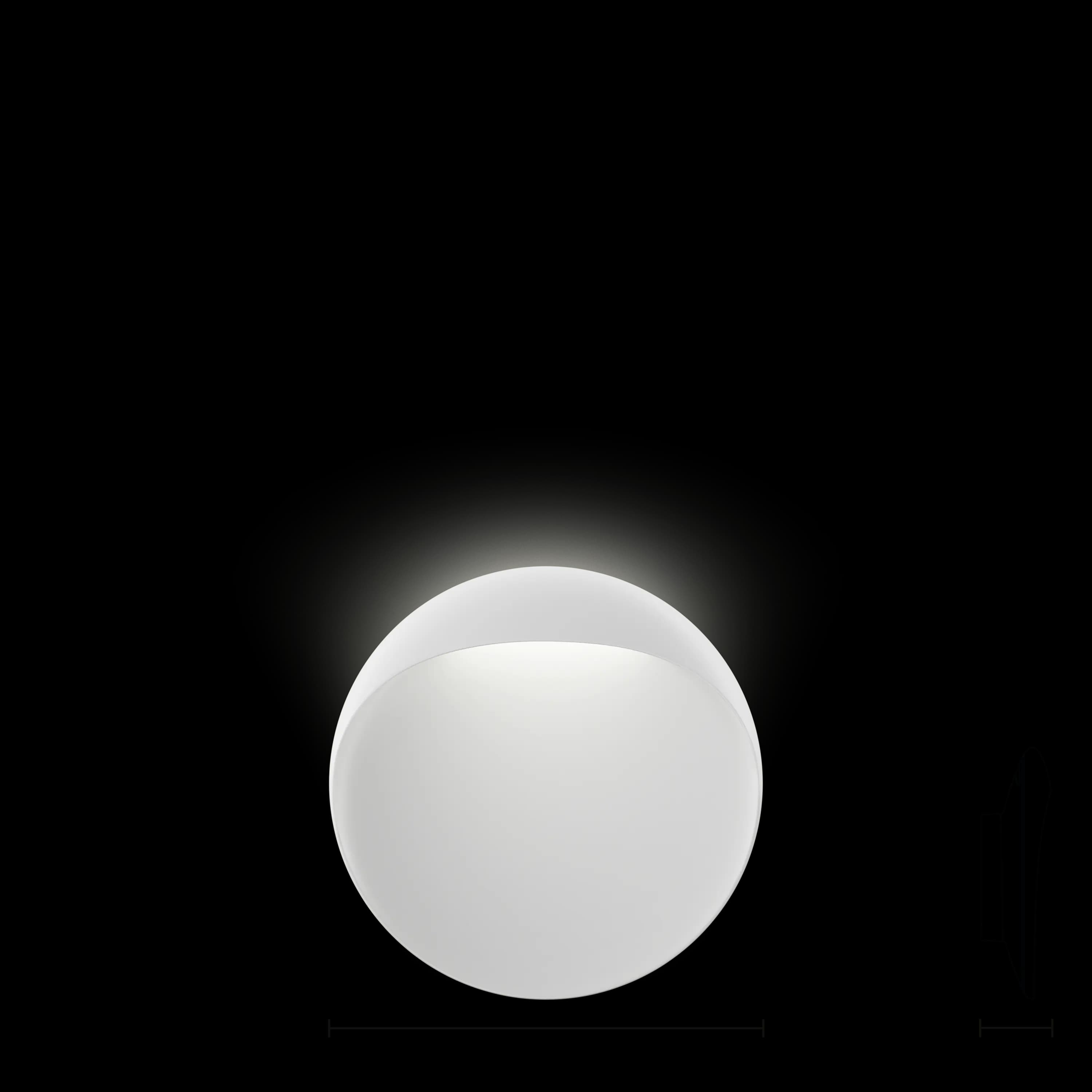 Louis Poulsen Flindt Wall Lamp White texture Ø 200 — фото 8