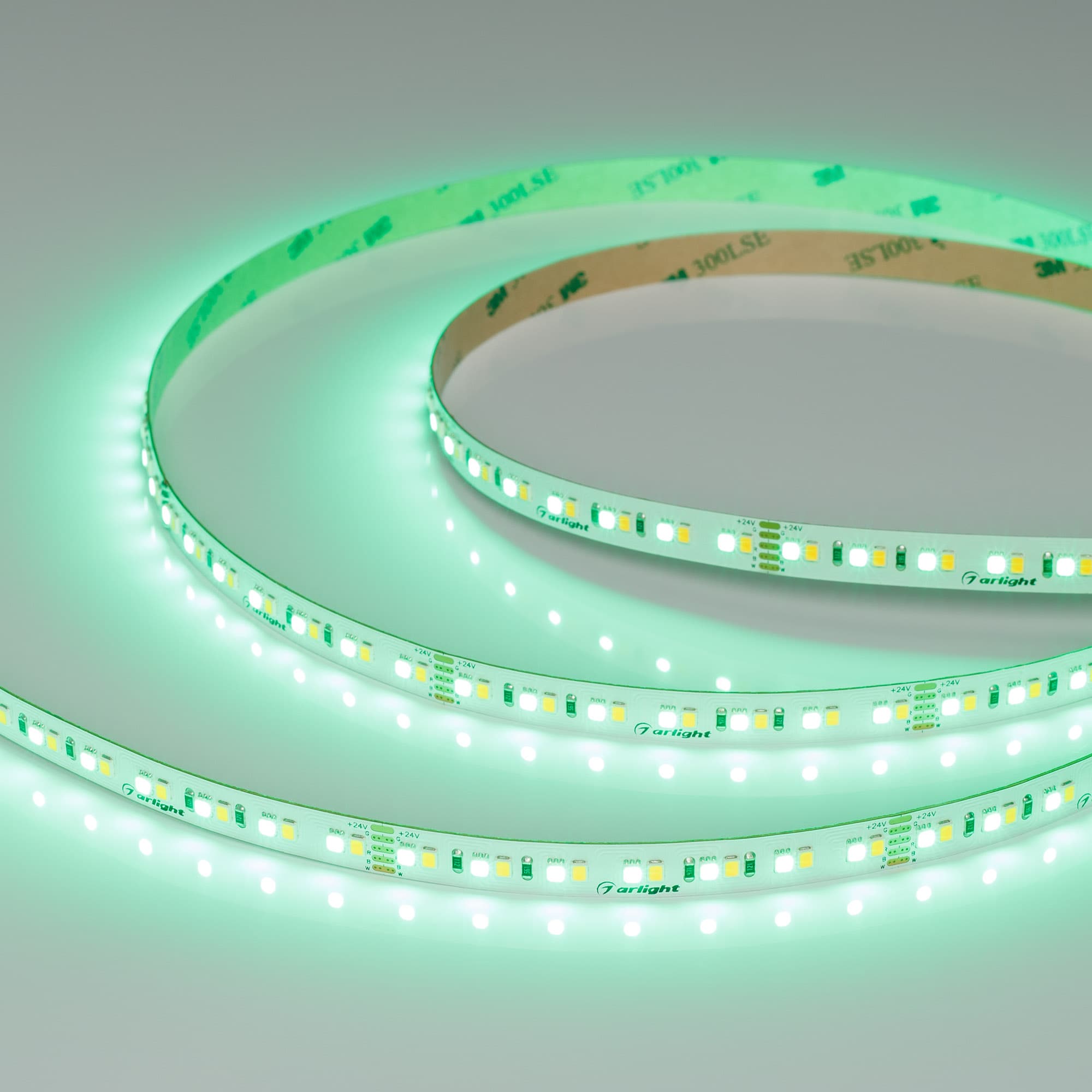 Светодиодная лента RT-A168-10mm 24V RGBW-Warm (20 W/m, IP20, 5m) (Arlight, высок.эфф.150 лм/Вт) 056879 — фото 4