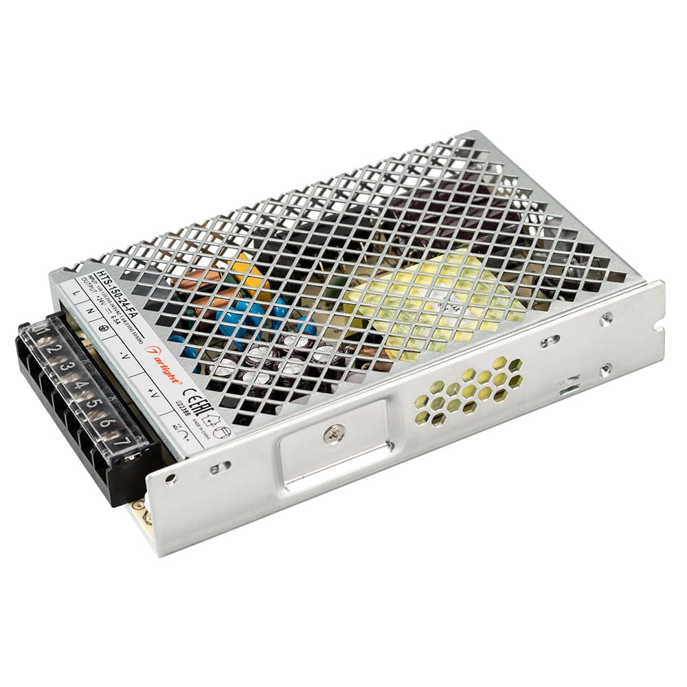Блок питания HTS-150-24-FA (24V, 6.5A, 150W) (Arlight, IP20 Сетка, 3 года) 022388 — фото 1