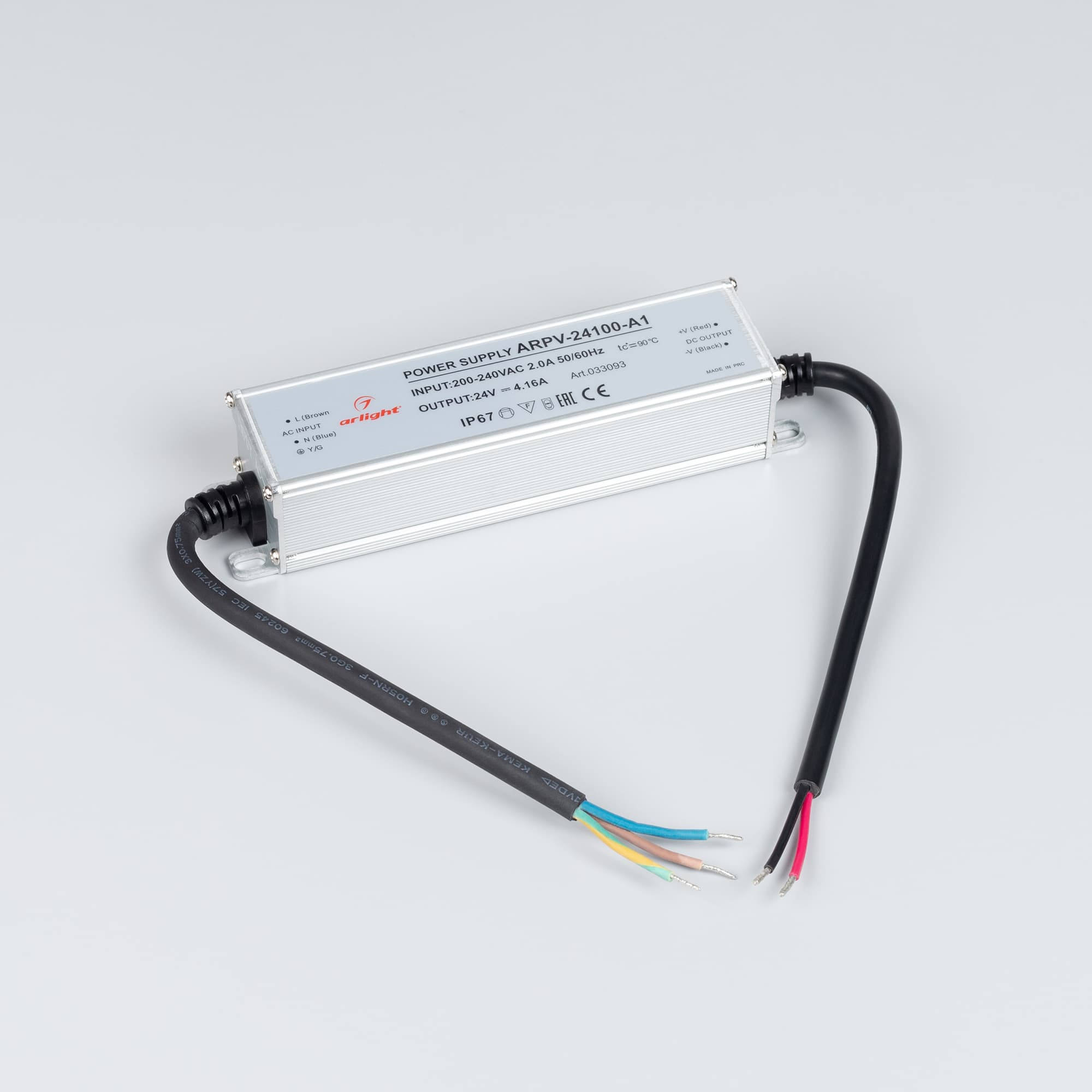 Блок питания ARPV-24100-A1 (24V, 4.16A, 100W) (Arlight, IP67 Металл, 3 года) 033093 — фото 2