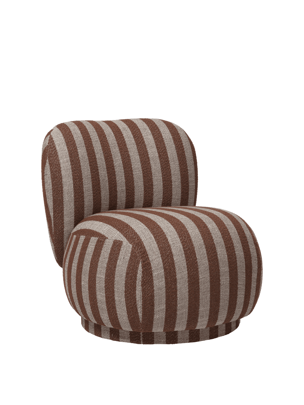 Ferm Living Rico Piccolo Lounge Chair - Louisiana - Sand/Chocolate ferm LIVING — фото 7