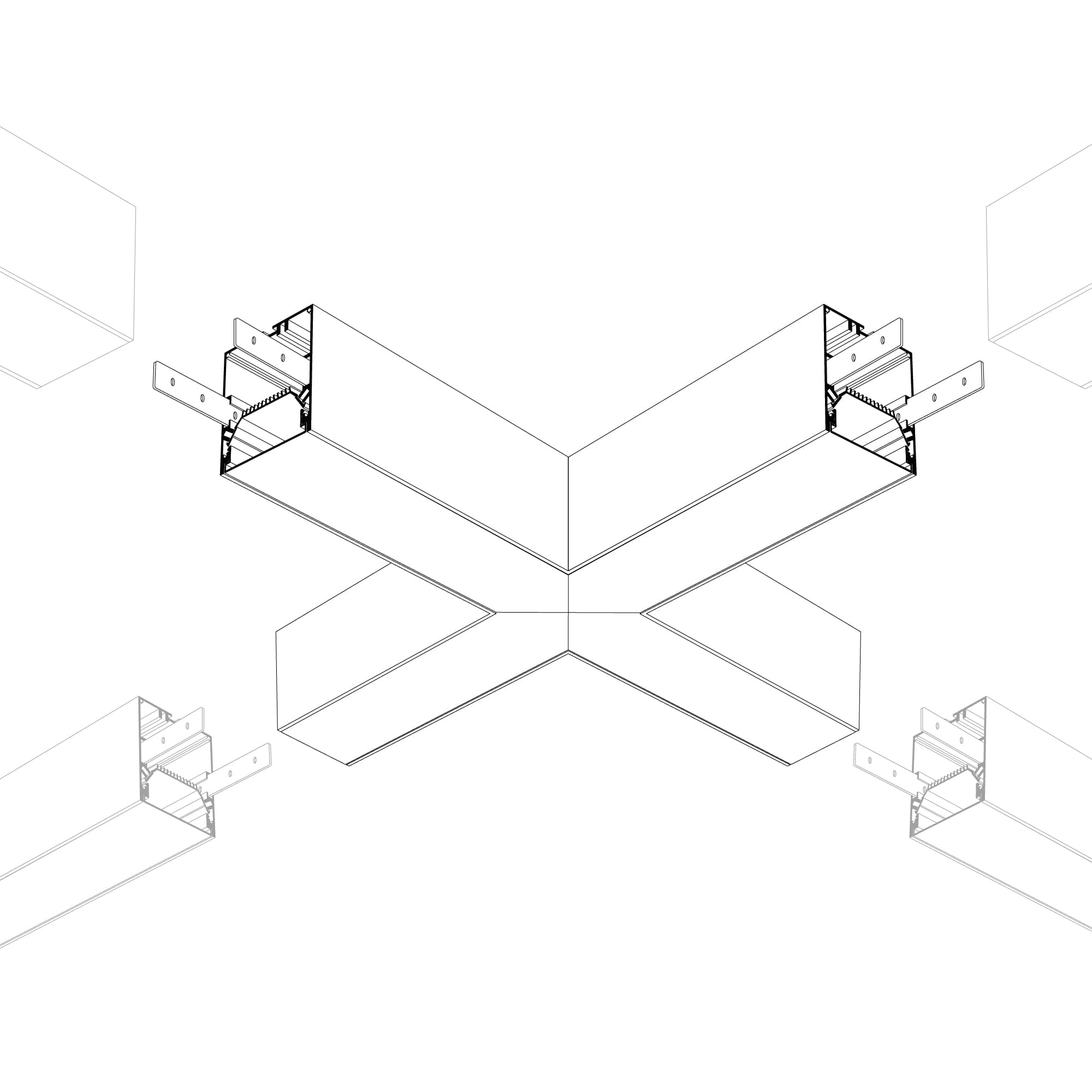 Крестовина SL-LINE-6070 (Arlight, Металл) 030143 — фото 4