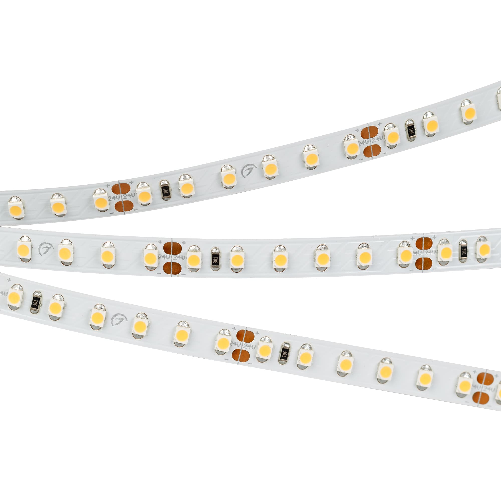 Светодиодная лента RT 2-5000 24V Day5000 2x (3528, 600 LED, CRI98) (Arlight, 9.6 Вт/м, IP20) 021415(1) — фото 1