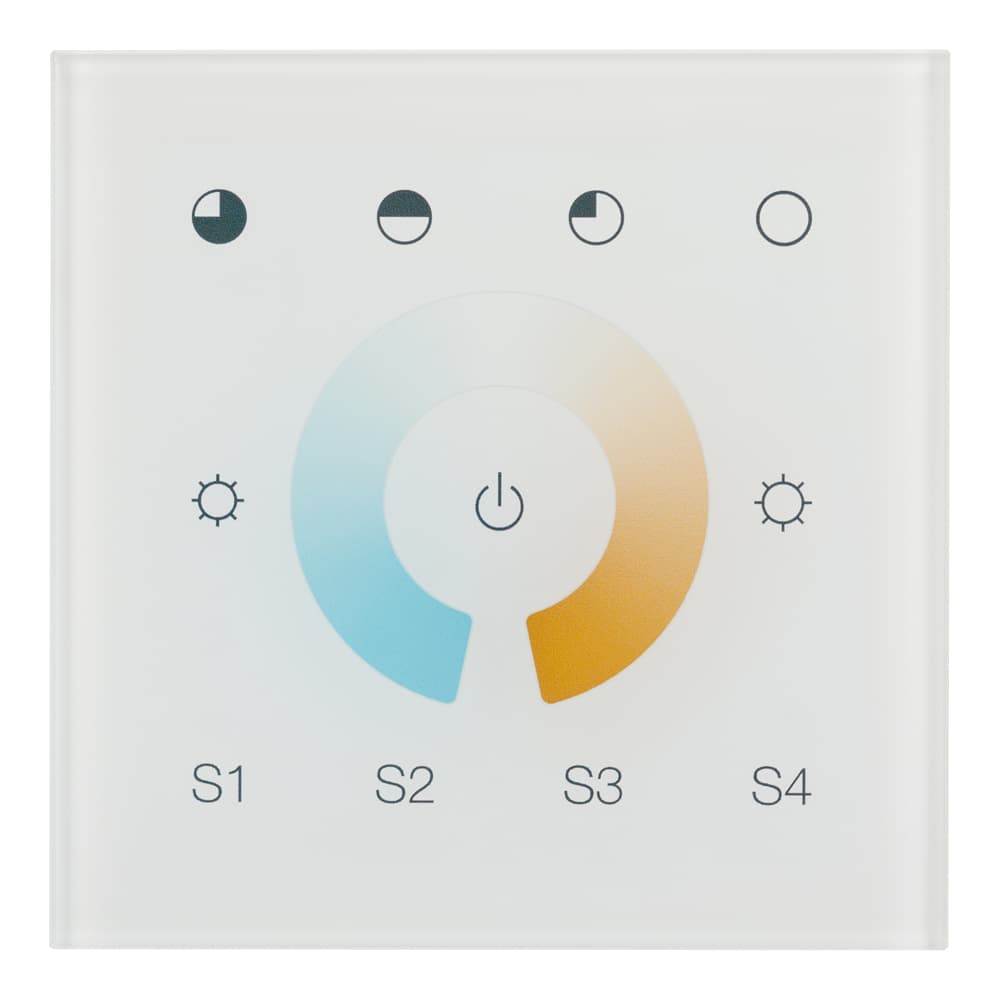 INTELLIGENT ARLIGHT Сенсорная панель DALI-901-11-1G-4SC-MIX-DT8-IN White (BUS/230V) (IARL, IP20 Пластик, 3 года) 037196 — фото 2