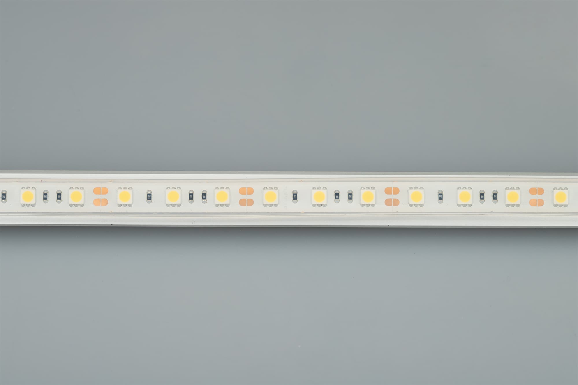 Светодиодная лента RTW 2-5000PGS 12V Warm 2x (5060, 300 LED, LUX) (Arlight, 14.4 Вт/м, IP67) 013587 — фото 3
