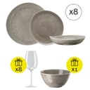 Rosenthal Set di Piatti per 8 persone, Casual 24 pezzi con Regalo
