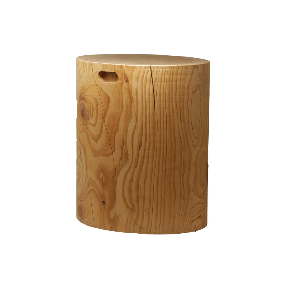 Adriani & Rossi Wood Pouff