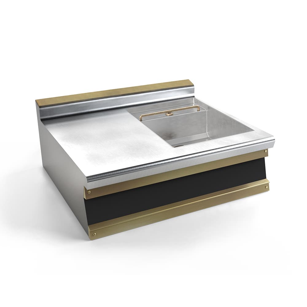 RESTART Раковина с верхней частью 40см слева | Officine Gullo — фото 1