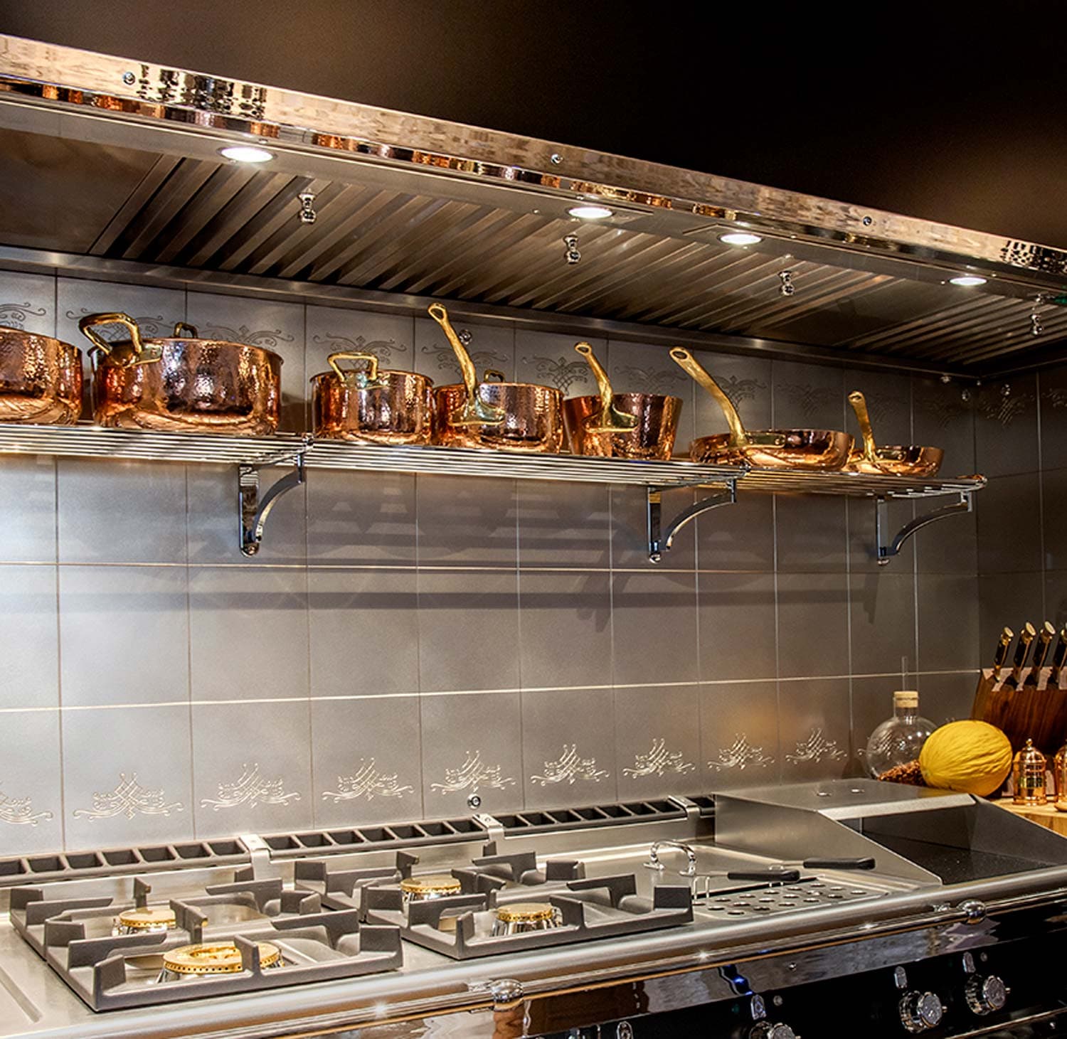 RESTART Латунная полка с 7 стержнями — фото 3