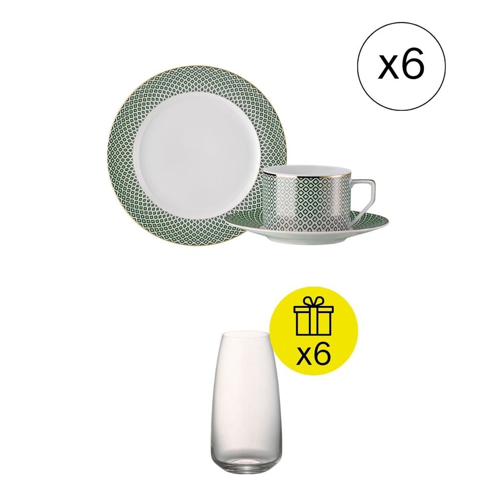 Rosenthal Set da Colazione per 6 persone, Premium 18-pezzi con Regalo — фото 1