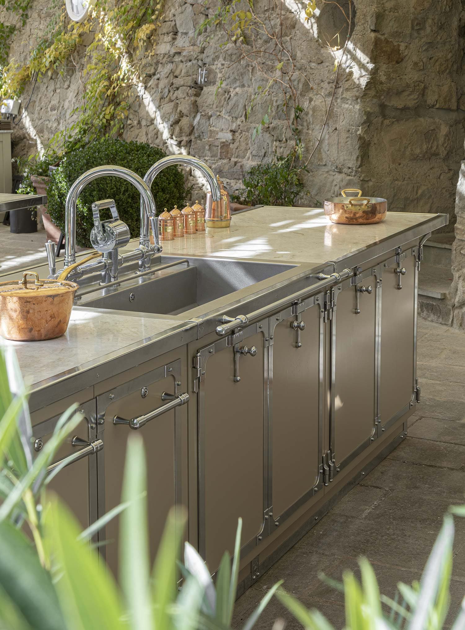 RESTART Двойной смеситель с дугообразным изливом — фото 14