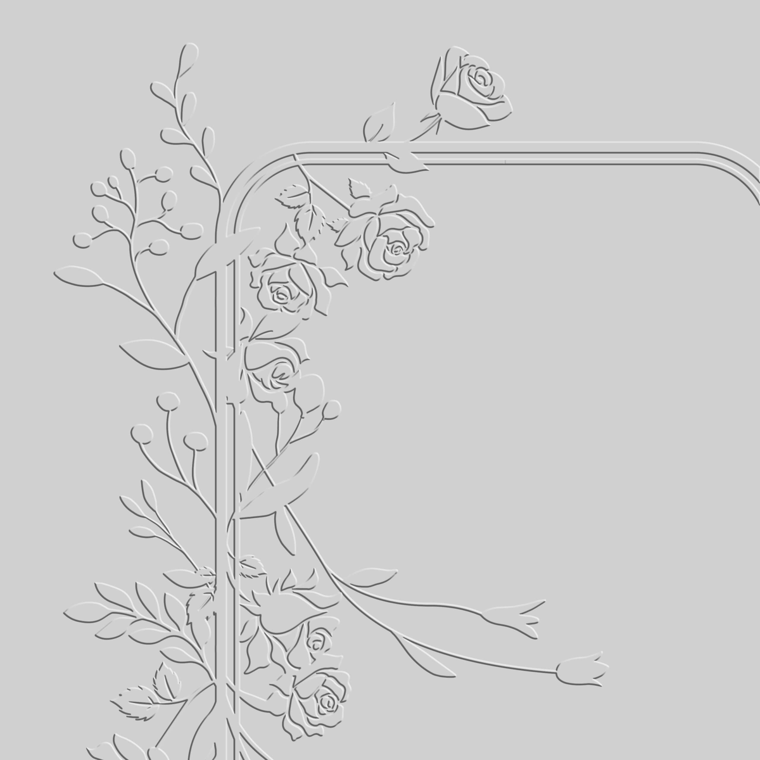 Adriani & Rossi Boiserie Rose Frame – 3D — фото 2