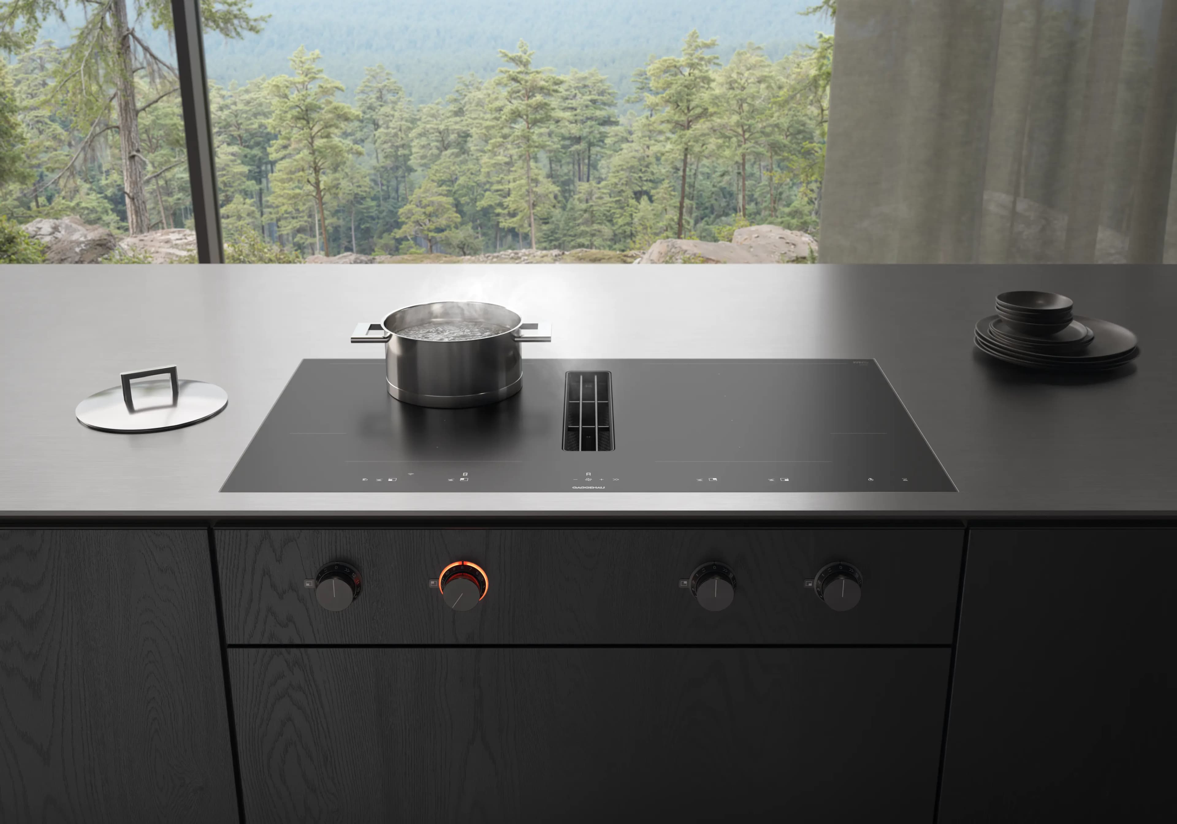 Gaggenau CV492105M Flex-Induktionskochfeld mit integriertem Lüftungssystem — фото 4