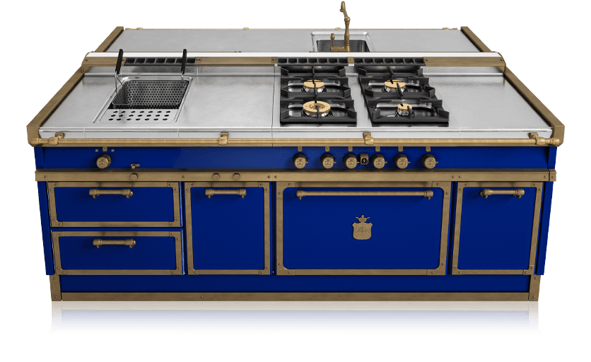 RESTART Professional Island Kitchen Ranges 228 см | Officine Gullo — фото 1