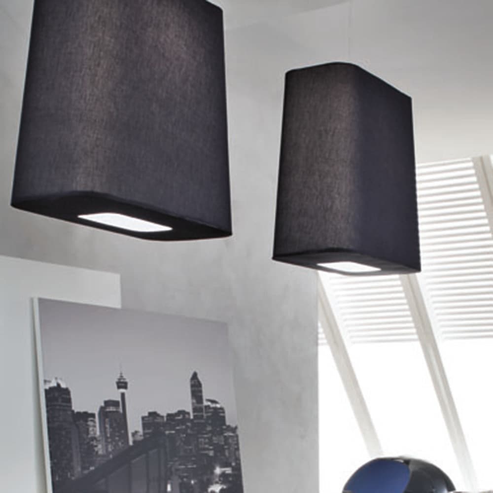 Adriani & Rossi Lampada Calotta grande nera