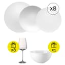 Rosenthal Set di Piatti per 8 persone, Iconico 18 pezzi con Regalo