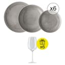 Rosenthal Set di Piatti per 6 persone, Casual 18-pezzi con Regalo