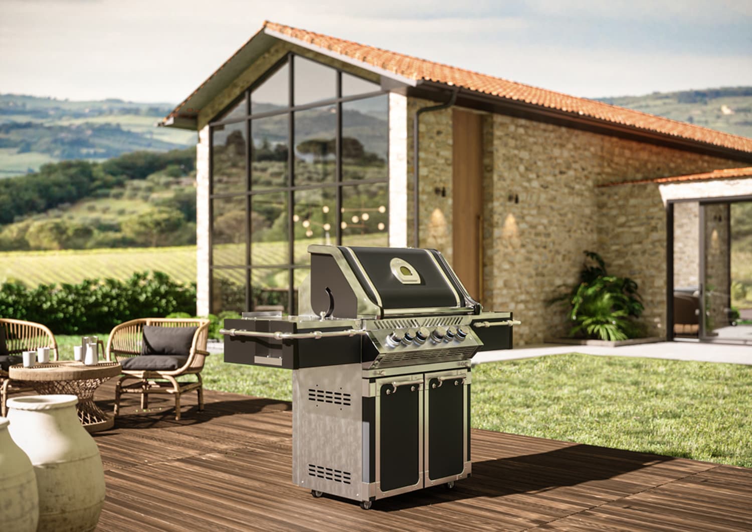 RESTART OG 140 Отдельно стоящий гриль, люкс-барбекю | Officine Gullo — фото 2