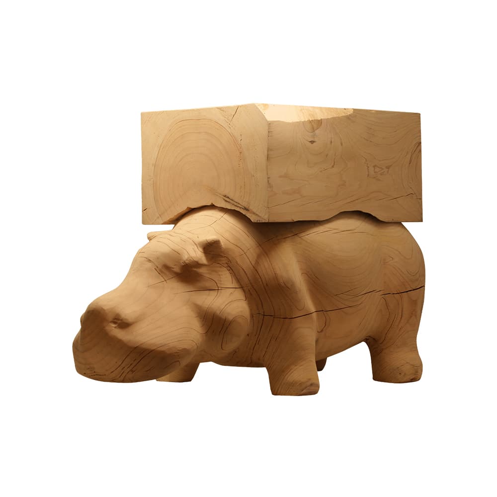 Adriani & Rossi Hippo Wagon Wood