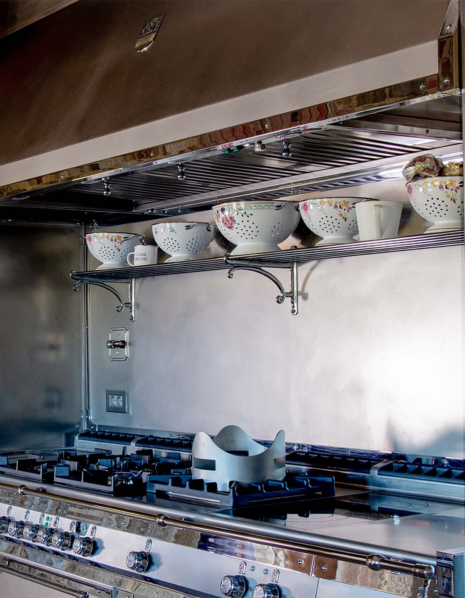 RESTART Полка RESTART из латуни с 6 стержнями — фото 3