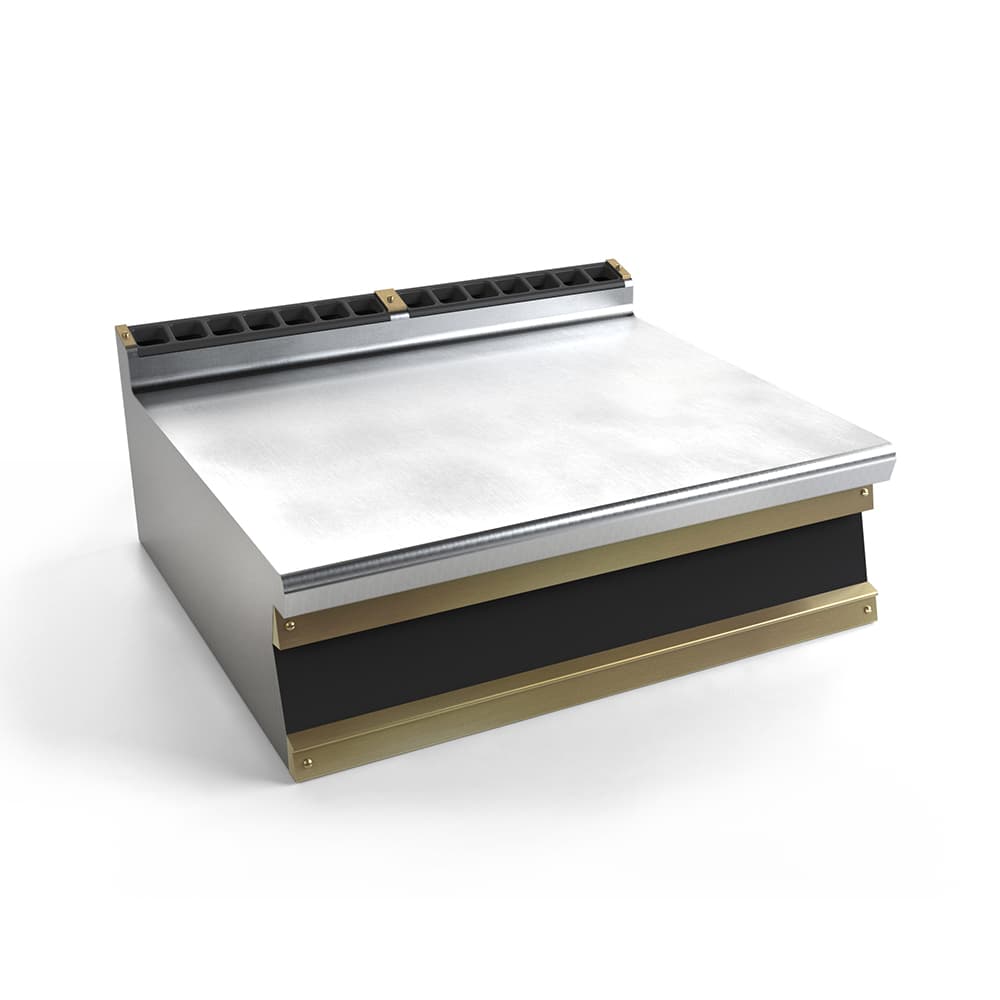 RESTART Роскошная нейтральная стальная столешница для кухни 80 см | Officine Gullo — фото 1