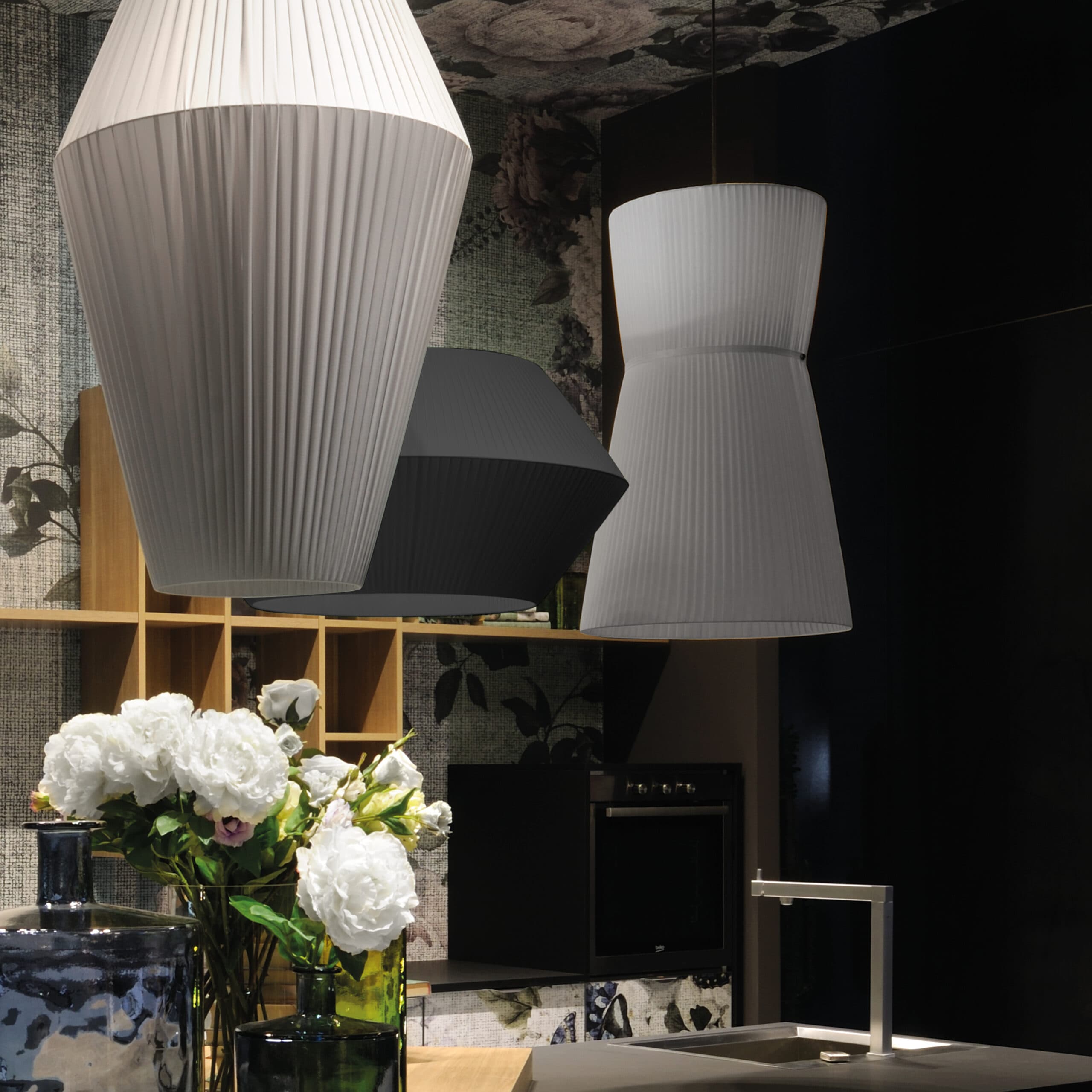 Adriani & Rossi Lampada Theater azzurro e verde acqua