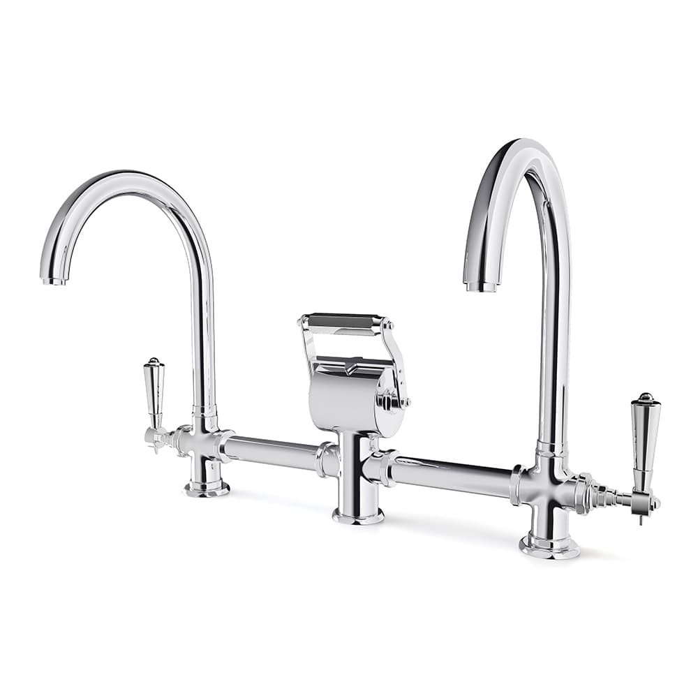 RESTART Двойной смеситель с дугообразным изливом — фото 2
