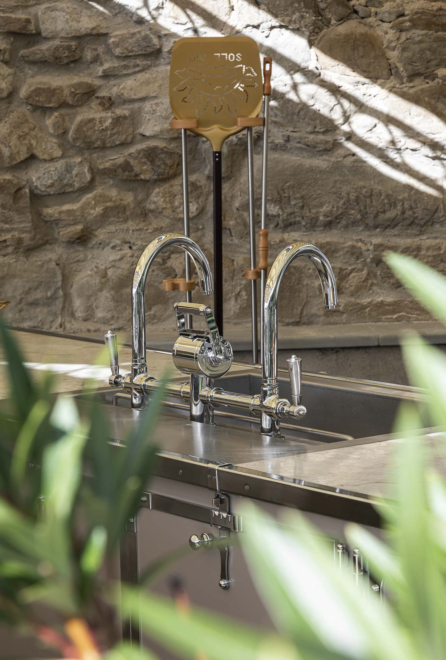 RESTART Двойной смеситель с дугообразным изливом — фото 15