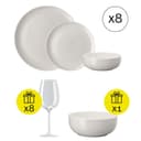 Rosenthal Set di Piatti per 8 persone, Casual 24-pezzi con Regalo