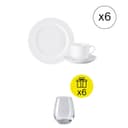 Rosenthal Set da Colazione per 6 persone, Iconico 18-pezzi con Regalo