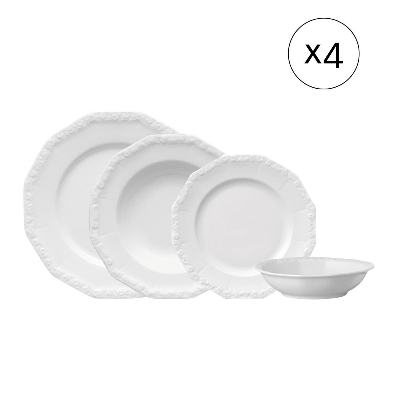 Rosenthal Set di Piatti per 4 persone, Tradizionale 16-pezzi — фото 1