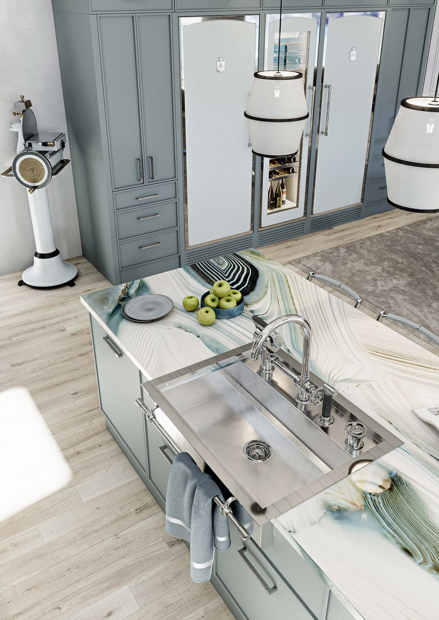 RESTART Однорычажный смеситель с изогнутым изливом — фото 12