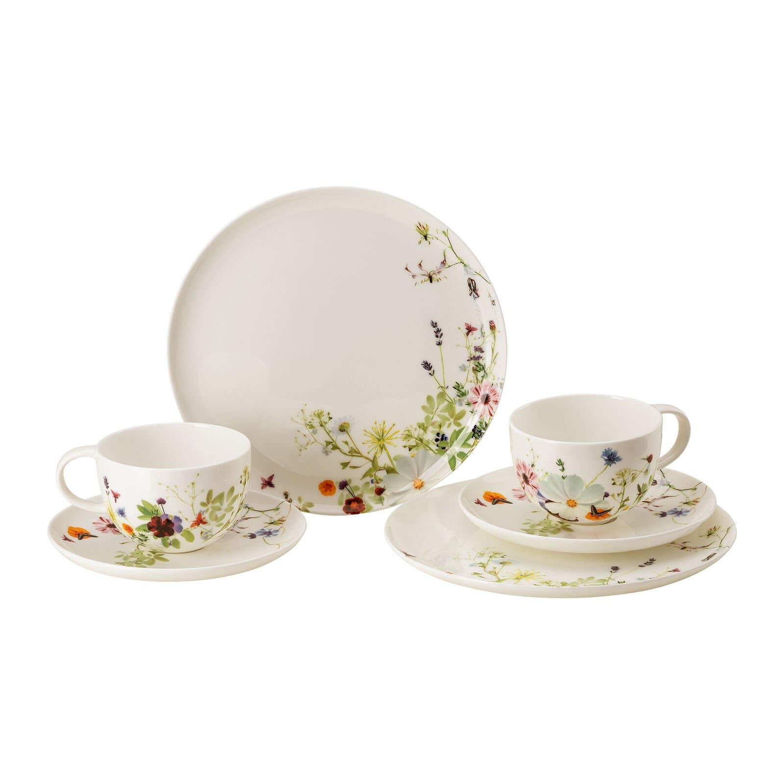 Rosenthal Set 6 pz con tazze combi e piatti coupe