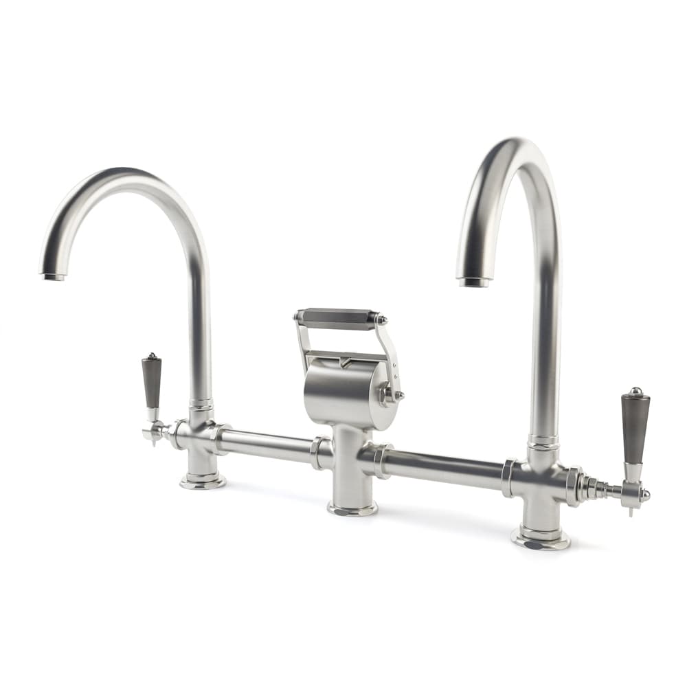 RESTART Двойной смеситель с дугообразным изливом — фото 3