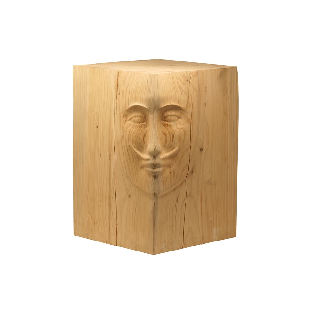 Adriani & Rossi Wood Pouff