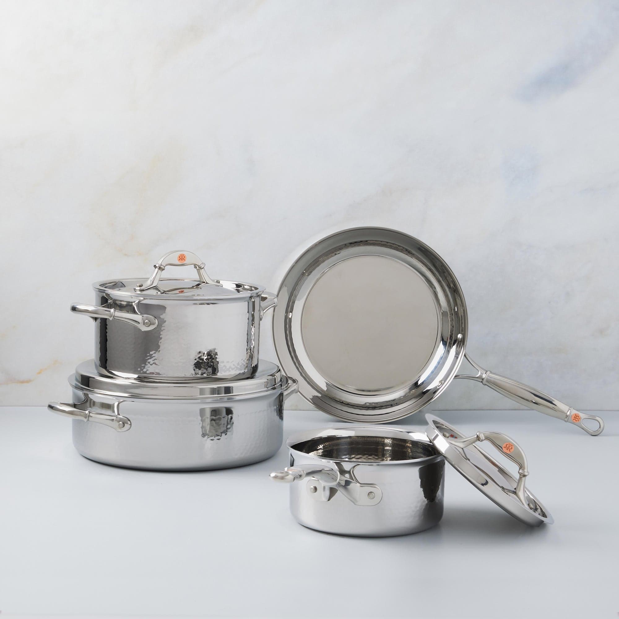 Ruffoni 7 Piece Stainless Steel Cookware Set