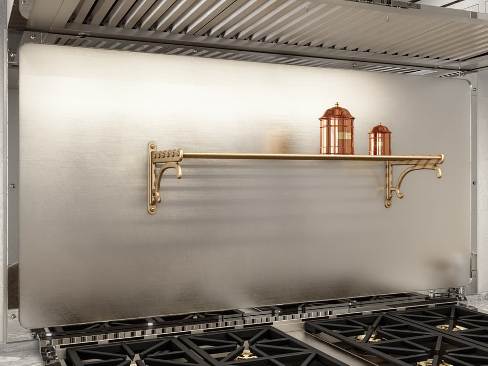 RESTART Полка RESTART из латуни с 6 стержнями — фото 1