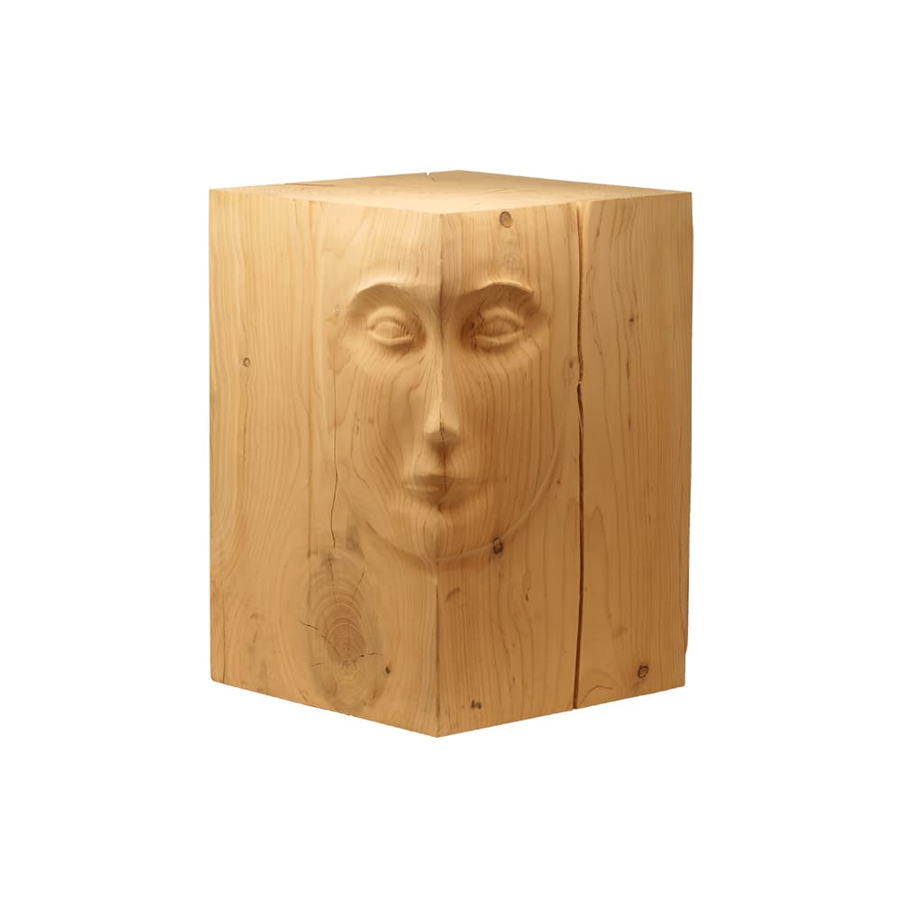 Adriani & Rossi Wood Pouff