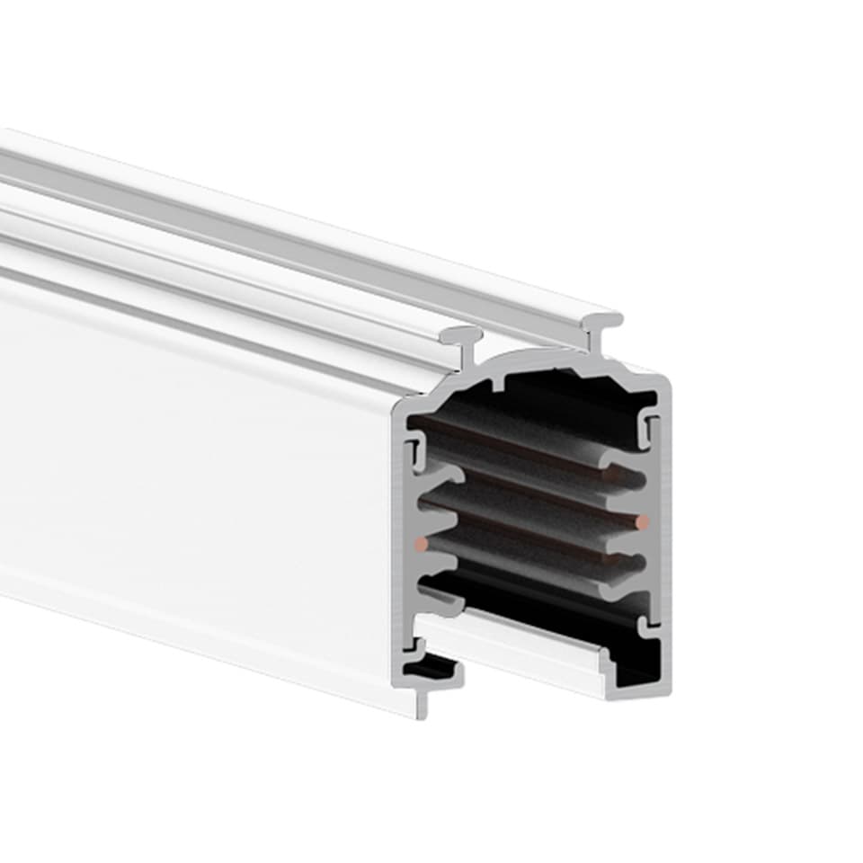Трековый светильник Artemide трековый 230V External three-circuit трековый 4000 мм белый — фото 3