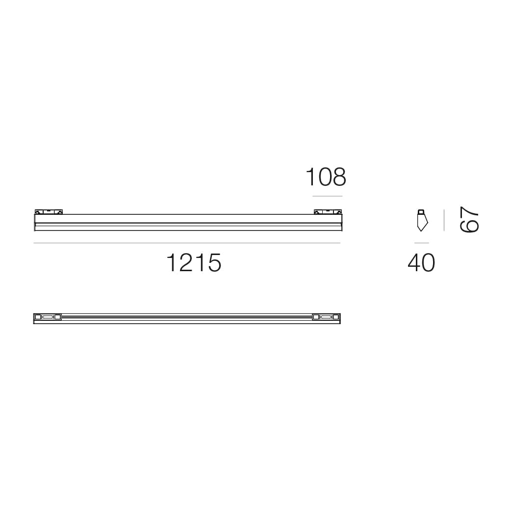 Бра Artemide A.24, настенный заливающий, 1200, 4000K, белый — фото 4