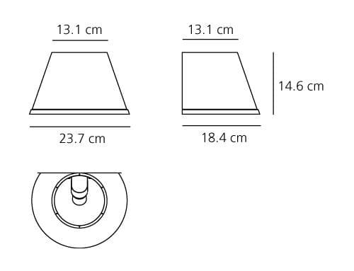 Бра Artemide Choose настенный IP23, белый, Transparent + Natural — фото 4