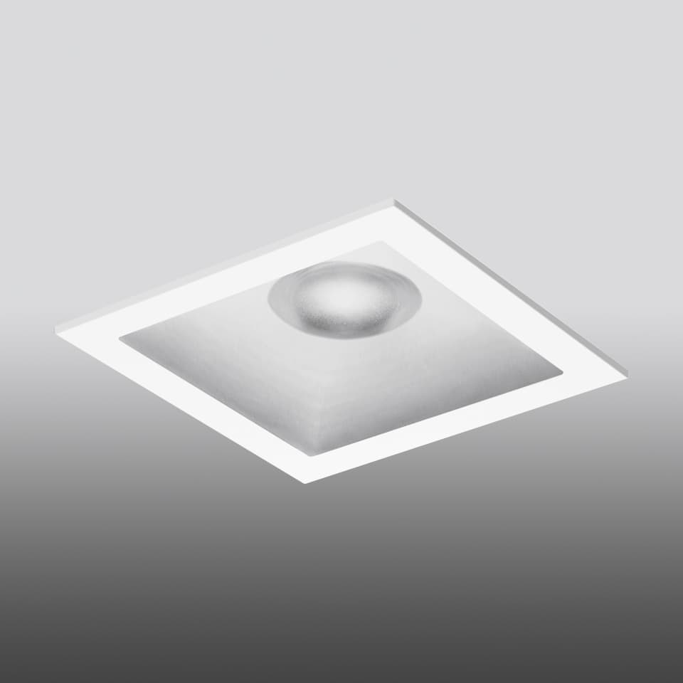 Встраиваемый светильник Artemide Parabola 100, квадратный, 76°, 3000K, белый — фото 3