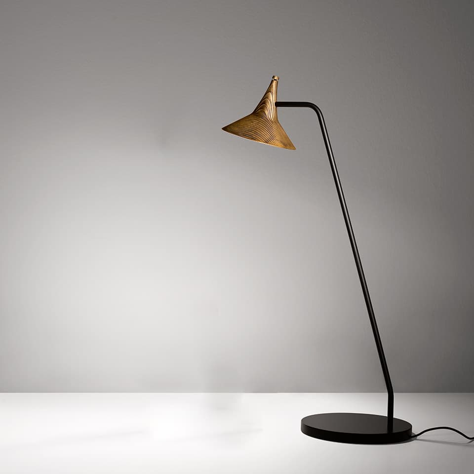 Настольная лампа Artemide Unterlinden, настольный, 2700K, латунь — фото 3