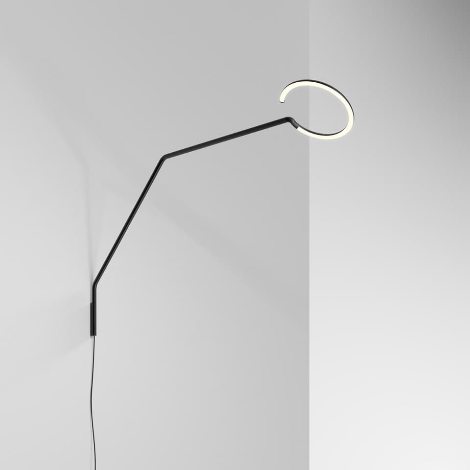 Бра Artemide Vine Light, настенный L, с управлением через приложение, Чёрный — фото 3