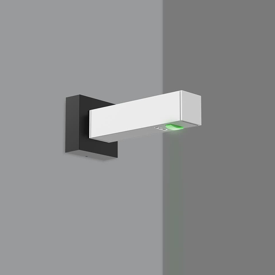 Уличный настенный светильник Artemide Walking, настенный, Light Blade, зелёный Light, синий — фото 3