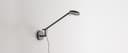 Бра Artemide Demetra Micro настенный, 3000K, антрацит серый, серый антрацит
