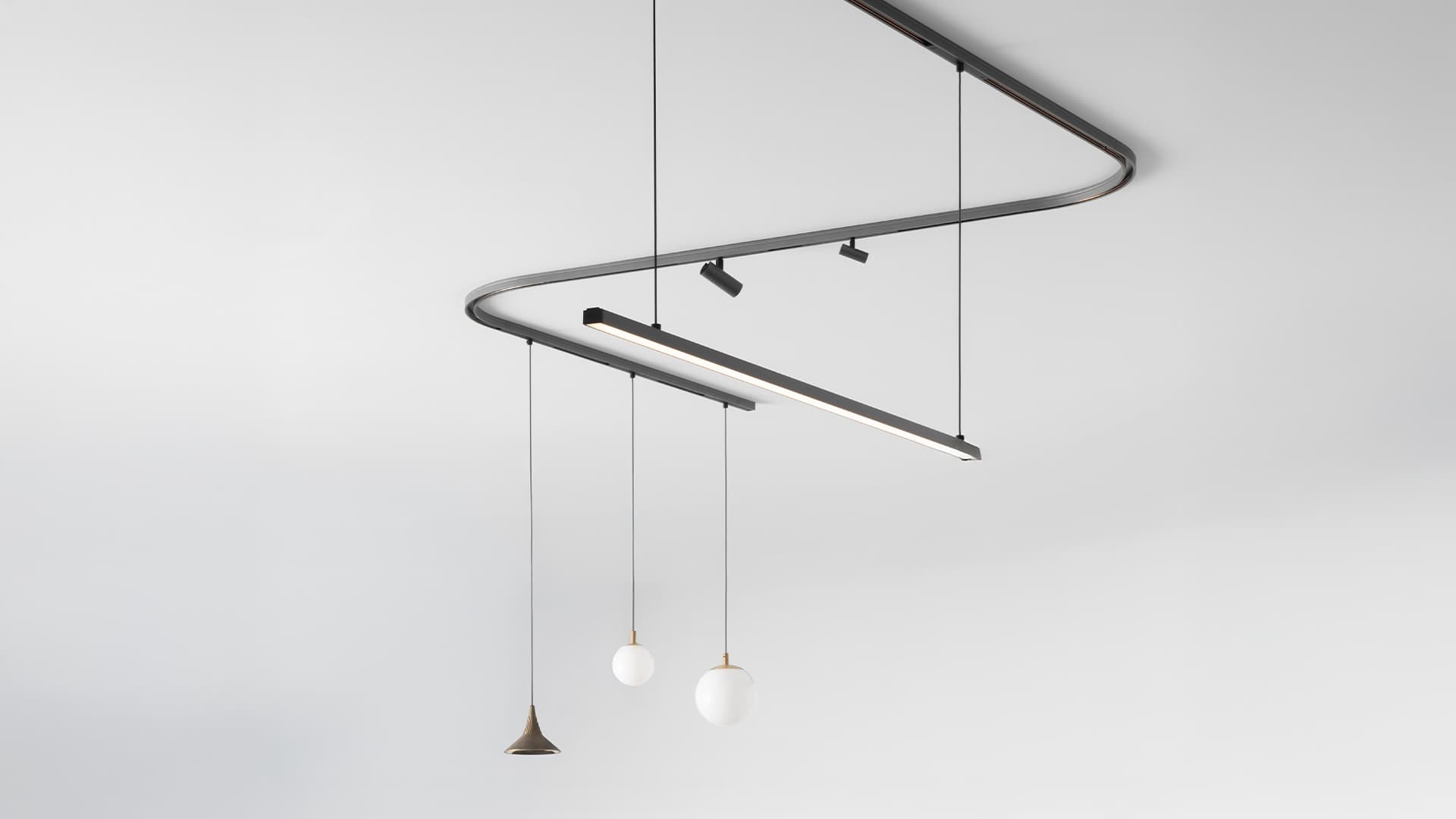 Бра Artemide Turn Around, настенный заливающий, 1200, 4000K, титан, титан — фото 2