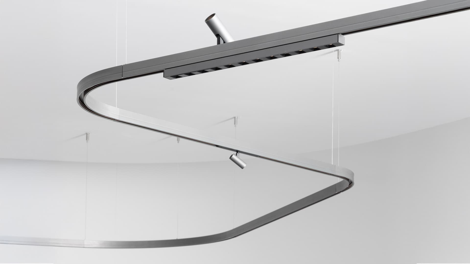 Бра Artemide Turn Around, настенный заливающий, 1200, 4000K, титан, титан — фото 1
