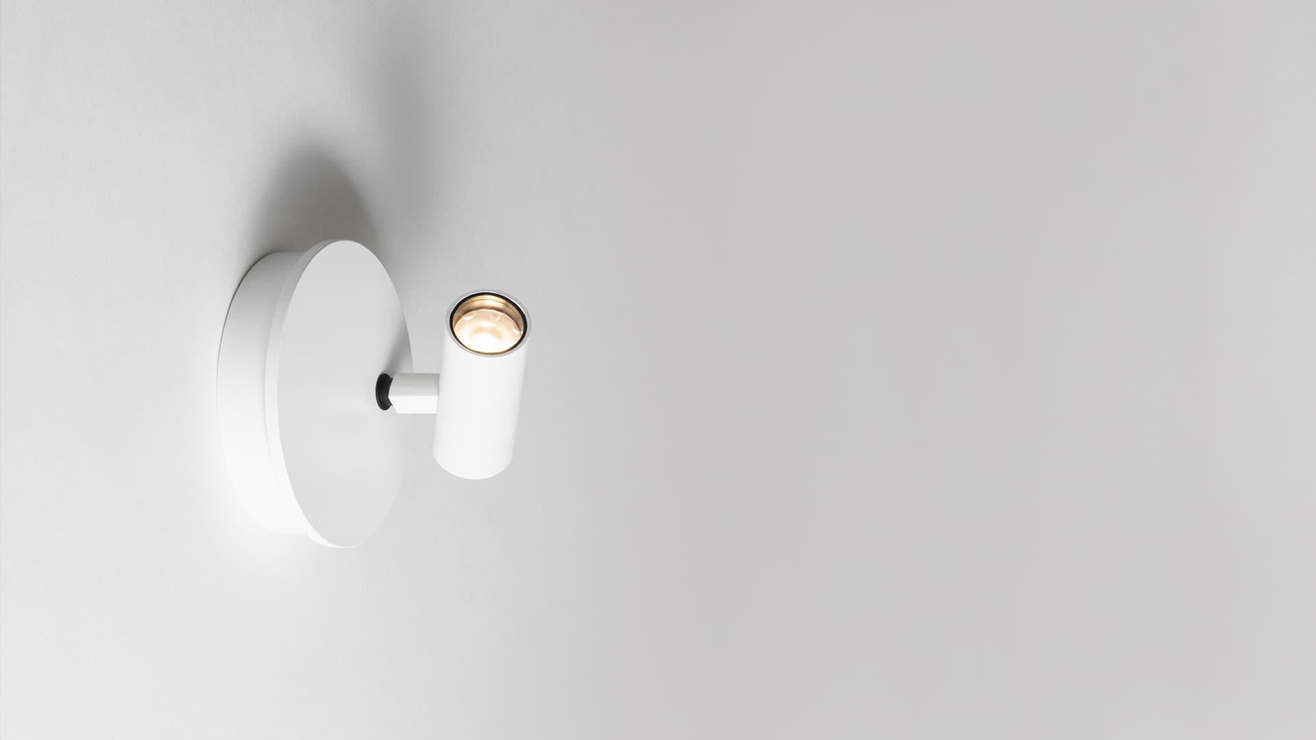 Бра Artemide Vector настенный 40, без выключателя, 2700K, 28°, белый — фото 2